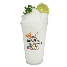 มะนาวสมูทตี้(ใช้เนื้อผลไม้สด)