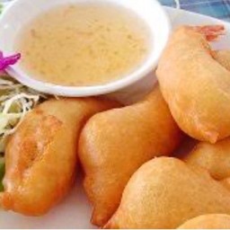 กุ้งชุบแป้งทอด