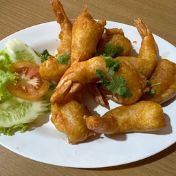 กุ้งชุบแป้งทอด
