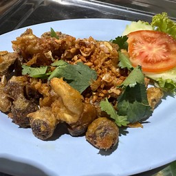 ไส้ตันทอดกระเทียม