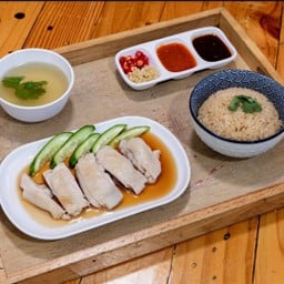 S.1 ข้าวมันไก่สิงคโปร์ ชุด S ไก่ล้วน