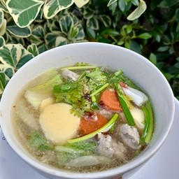 กับข้าว-ต้มจืดเต้าหู้ไข่หมูสับ
