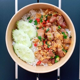 กะเพราก๋างโต้ง - กะเพราพริกแห้ง