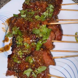 หมูย่างน้ำจิ้มแจ่วน้องแสนดี