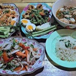 เตี๋ยวยำ ตำแซบ ปากแพรก, กาญจนบุรี