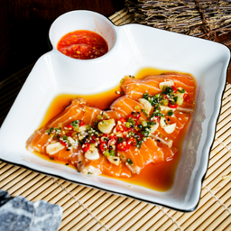 Pickled salmonแซลม่อนดอง