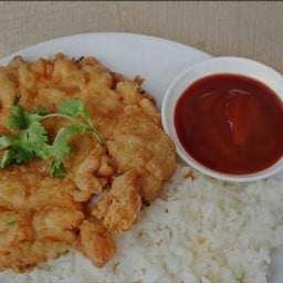 ข้าวไข่เจียวหมูสับ