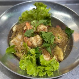กุ้งอบวุ้นเส้น