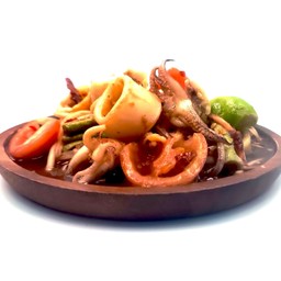 ตำปลาหมึก