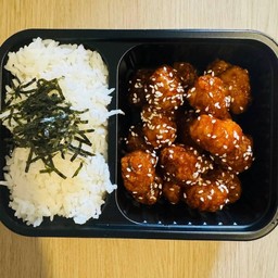 ไก่ป๊อบ 150g+ข้าวสวย