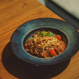 สปาเก็ตนี้ซอสเนื้อ