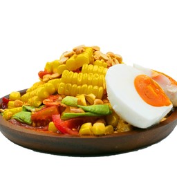 ตำข้าวโพดไข่เค็ม