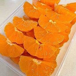 ส้มเขียวหวาน หั่นพร้อมทาน [กล่องใหญ่]