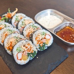 김밥 (gimbab-ข้าวห่อสาหร่ายไส้ออริจินอล)