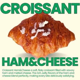 BB Mozzarella Ham Croissant 75 g.