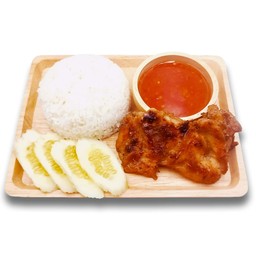 ข้าวไก่ย่างต้นตำรับเสบียงทิพย์