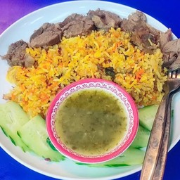 ข้าวหมกเนื้อ (ฮาลาล)