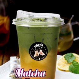 มัตจะน้ำผึ้งเลม่อน Matcha honey lemon