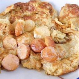 ข้าวไข่เจียวไส้กรอก