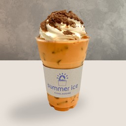 ชานมไทยภูเขาไฟครีมเย็น