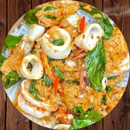 ข้าวห่อหมกทะเลไข่ข้น