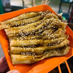 มะเขือม่วงซอสหม่าล่า