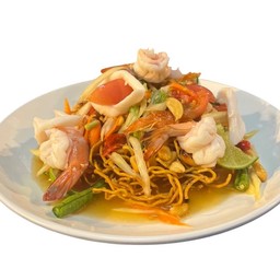 ตำไทยหมี่กรอบทะเล