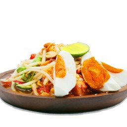 ส้มตำไทยไข่เค็ม