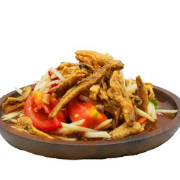 ส้มตำปลากรอบ