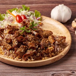 ไส้อ่อนทอดกระเทียม