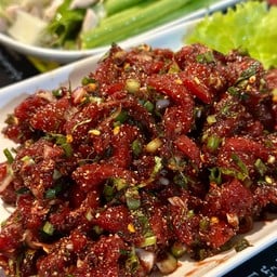 ลาบเนื้อขม