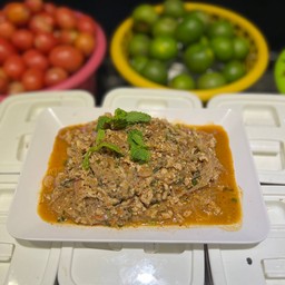 ลาบวุ้นเส้นหมูสับ