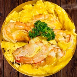 ข้าวไข่ข้นกุ้ง