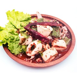 ลาบปลาหมึก