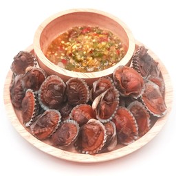 หอยแครงลวกจิ้ม