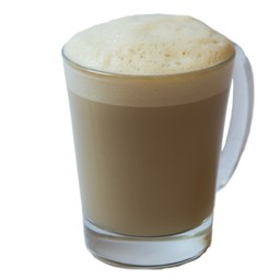 กาแฟเนส + นมสด ร้อน