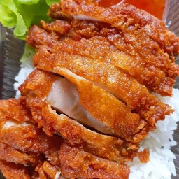 ข้าวไก่ทอด