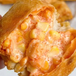 ปอเปี๊ยะไข่กุ้งปูอัดชีส 1ชิ้น