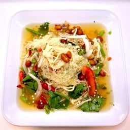 ยำเส้นแก้ว(เห็ดเข็มทอง)