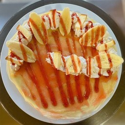 เครปเย็น(ฝอยทอง+กล้วย+นูเทล่า)