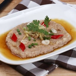 หมูสับนึ่งปลาเค็ม