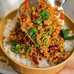 ข้าวกระเพราหมูสับ