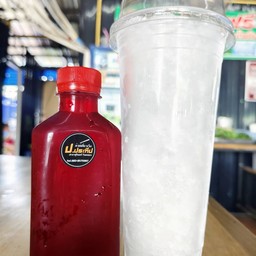 กระเจี๊ยบ+น้ำแข็ง