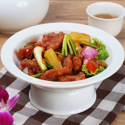 หมูผัดซอสเปรี้ยวหวาน