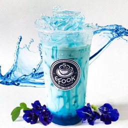 นมสดอัญชัน - Butterfly Pea Milk