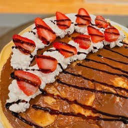 เครปเย็น(นูเทล่า+สตอเบอร์รี่)