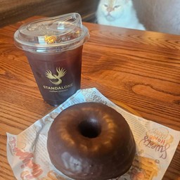 เครื่องดื่ม1แก้ว คู่โดนัท