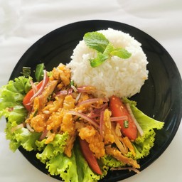 หมูย่าง ไก่ย่าง ตับยาง ข้าวเหนี่ยว