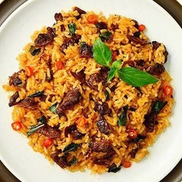 ข้าวผัดหอยลาย พริกเผา สไตล์เกาหลี