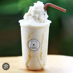 นมหมีน้ำผึ้งปั่น